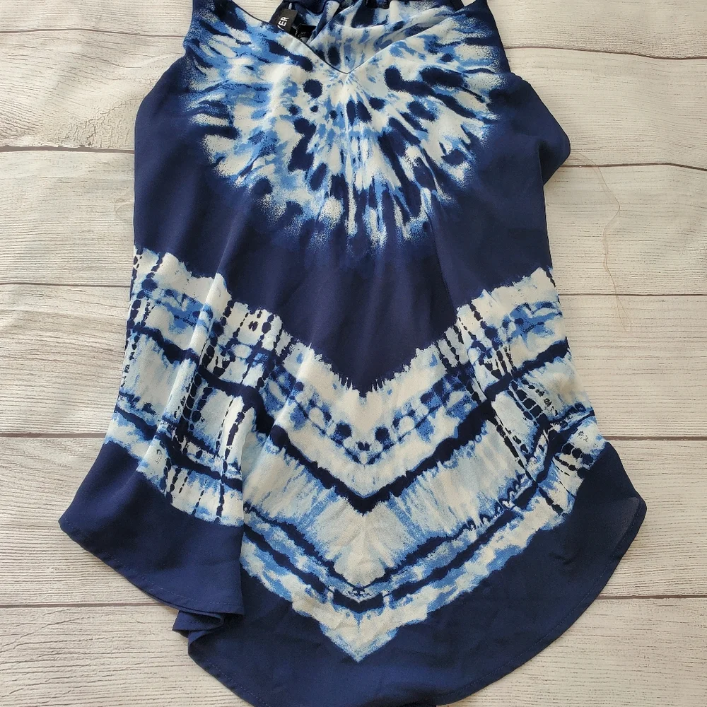 A. Byer flowy tie dye tank top. Size medium. - Picture 3 of 8
